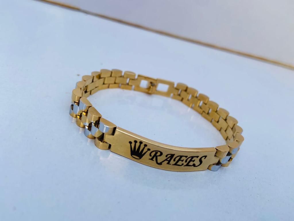 Engraved Name Bracelet