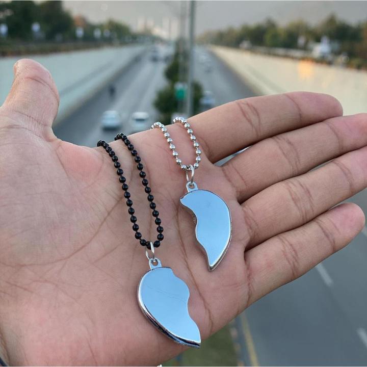 Broken Heart Couple Locket